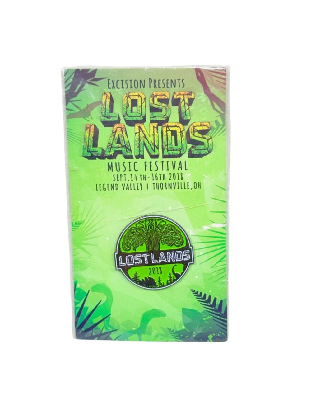 Excision LOST LANDS 2018 Music Festival Enamel Pin Legend Valley Ohio NIP